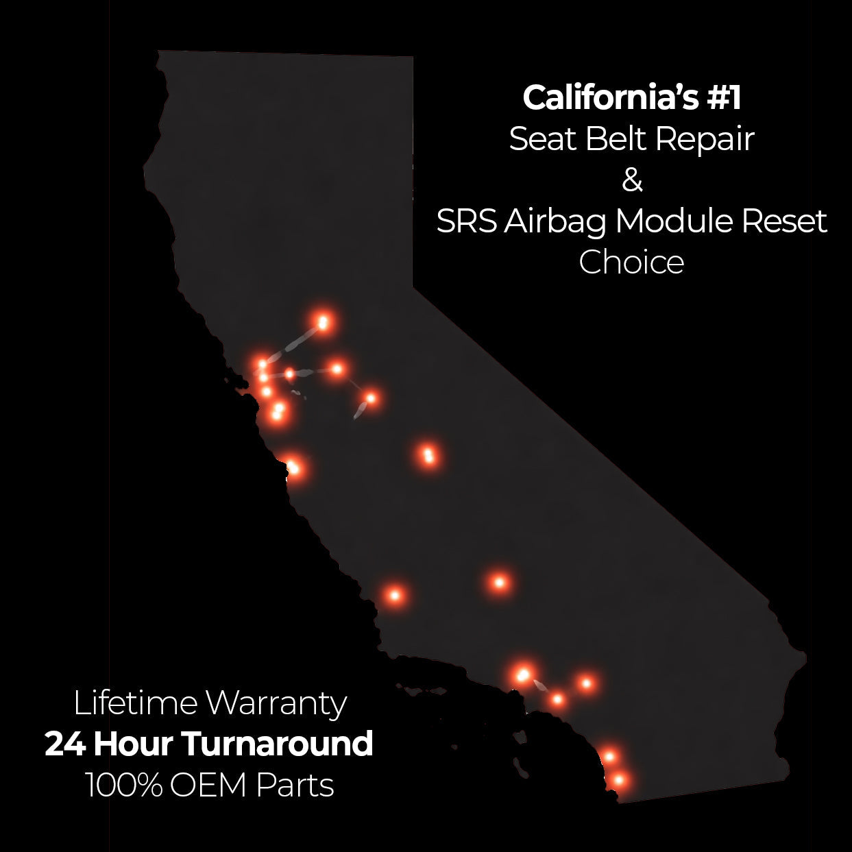 California’s #1 Seat Belt Repair and SRS Airbag Module Reset Choice